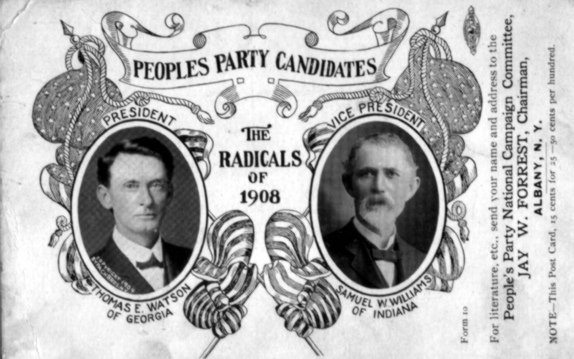 Thomas E. Watson Historical Photos Watson Brown